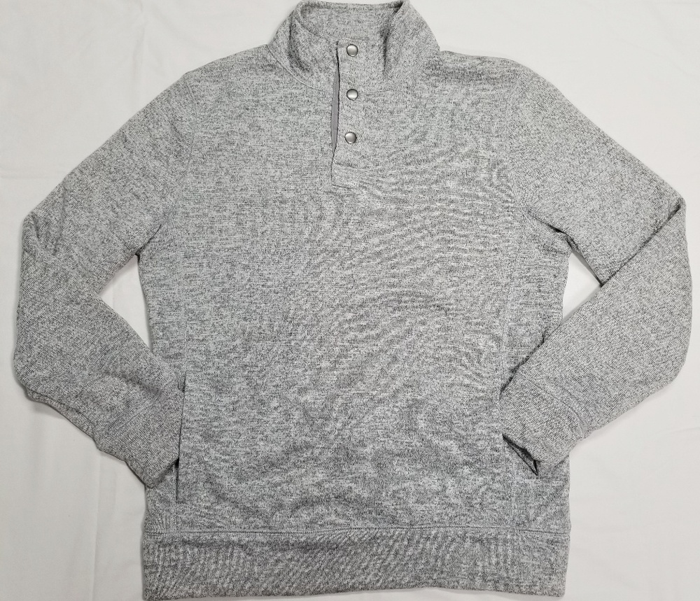 Sonoma Gray Mockneck Pullover